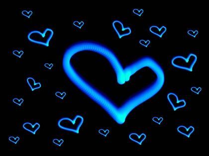 Blaue Herzen