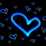 Blaue Herzen