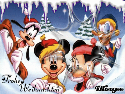 Weihnachten mit Disney - Kostenlose Gästebuchbilder